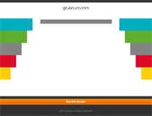 Tablet Screenshot of grubhum.com